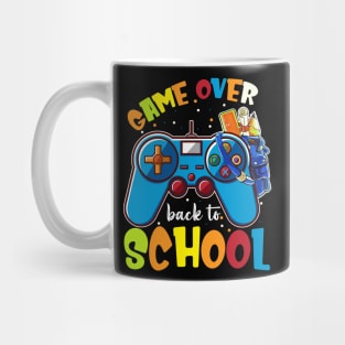 Back to School Funny Game Over Teacher Student Controller Mug